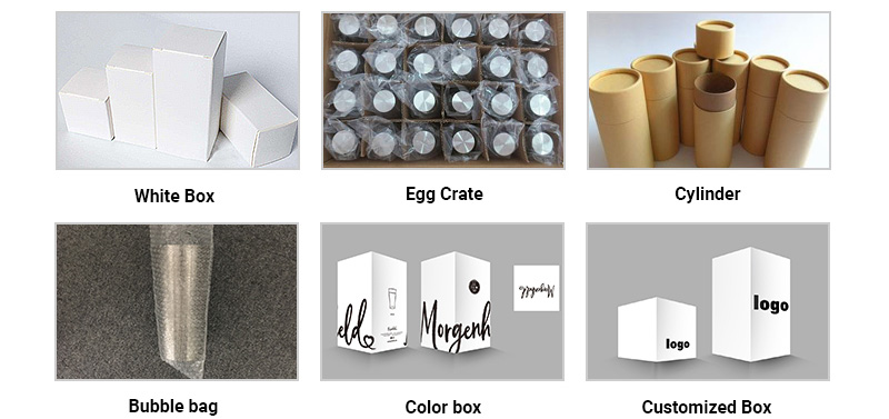 Packaging Box water bottle options