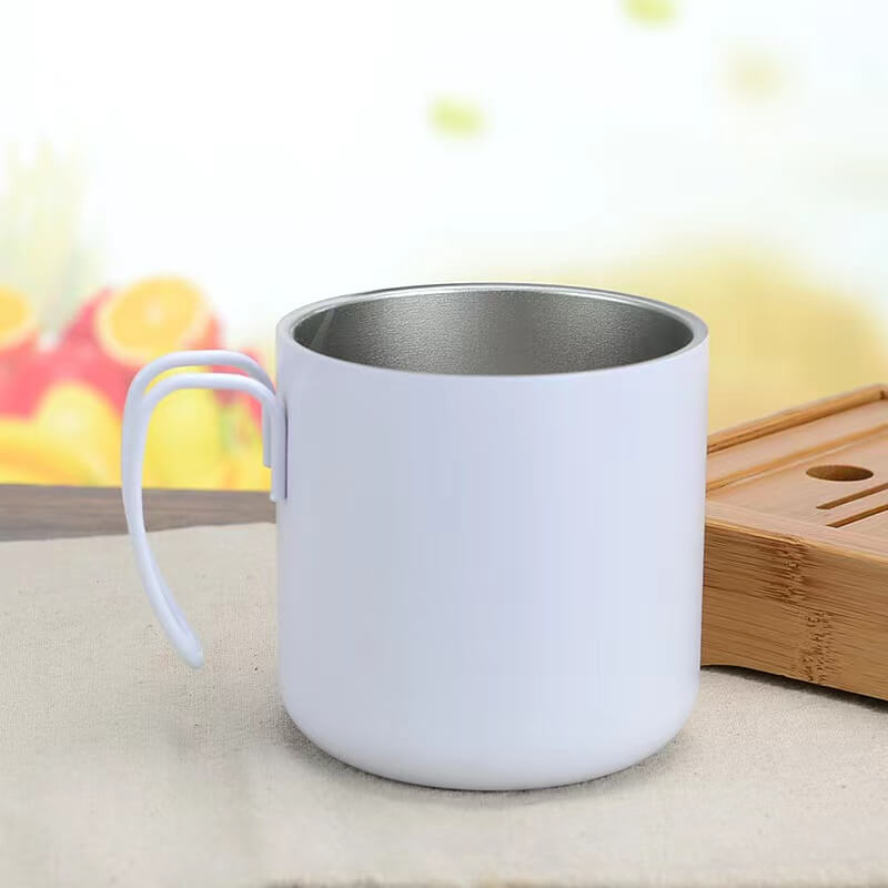 12oz Stainless Steel Water Cup Small Capacity Egg Cup with Handle - China Water  Cup and Water Bottle price