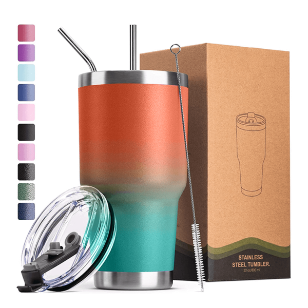 20oz Double Wall Stainless Steel Tumbler 02537