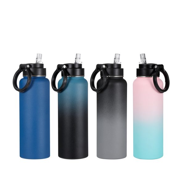 Insulated Water Bottle With Straw