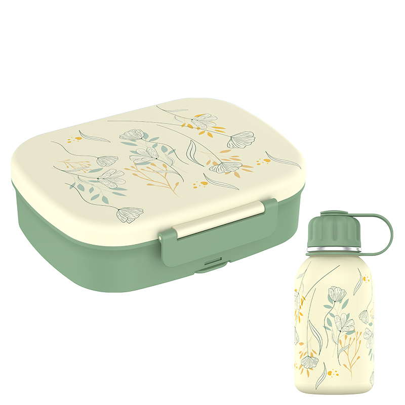 NEW Tupperware Lunch-It Bento Box & ECO Water Bottle Set - Guava
