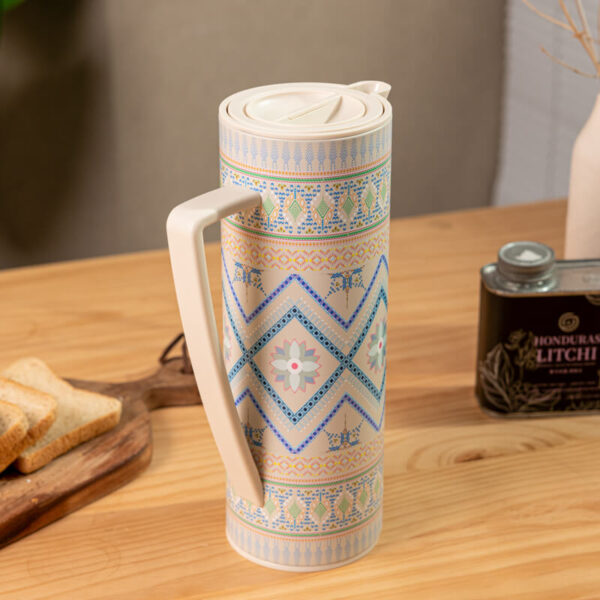 Elegant Floral Pattern Coffee Pot - Image 4