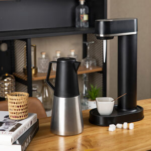 Bouteille isotherme Isolation Cafetière Double Couche Acier Inoxydable  Thermos, Café Thermos, Coff