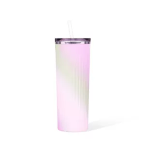 20 oz Stainless Steel Insulated Tumbler with Straw