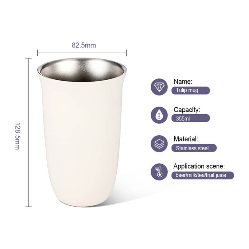 Tulip New Design Stainless Steel Mug 01677A - Image 8