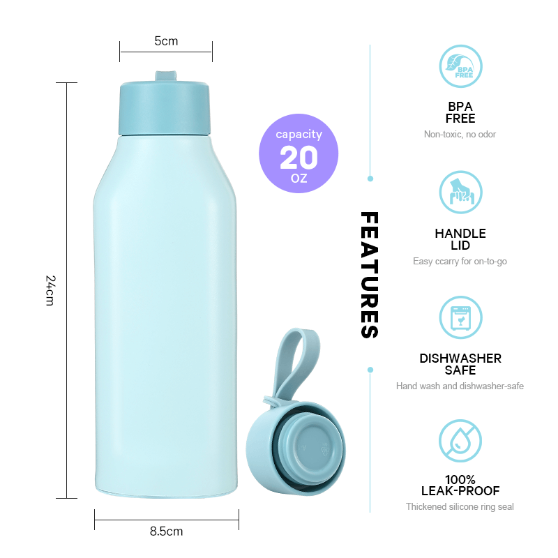 Vacuum Insulated Square Water Bottle 01676 - Image 3