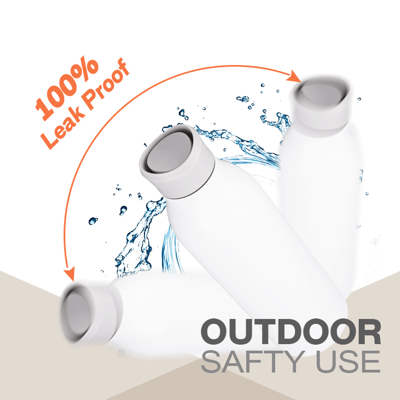 600ml Water Outlet Stainless Steel Bottle 01747C - Image 6