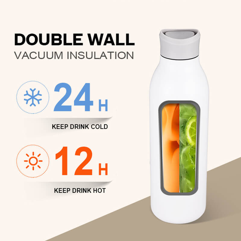 600ml Water Outlet Stainless Steel Bottle 01747C - Image 7