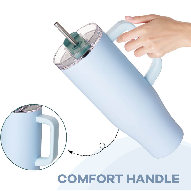 40 oz Tumbler with Handle 01641C - Image 3