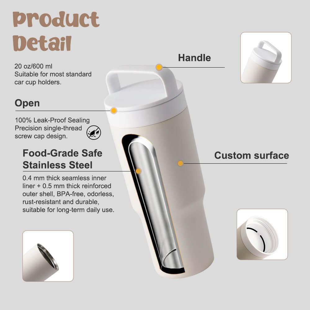 20 oz Stainless Steel Tumbler 19003A - Image 5