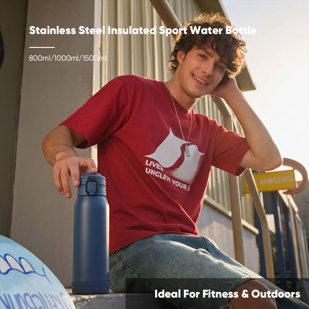 Insulated Sport Water Bottle 01801 - Image 2