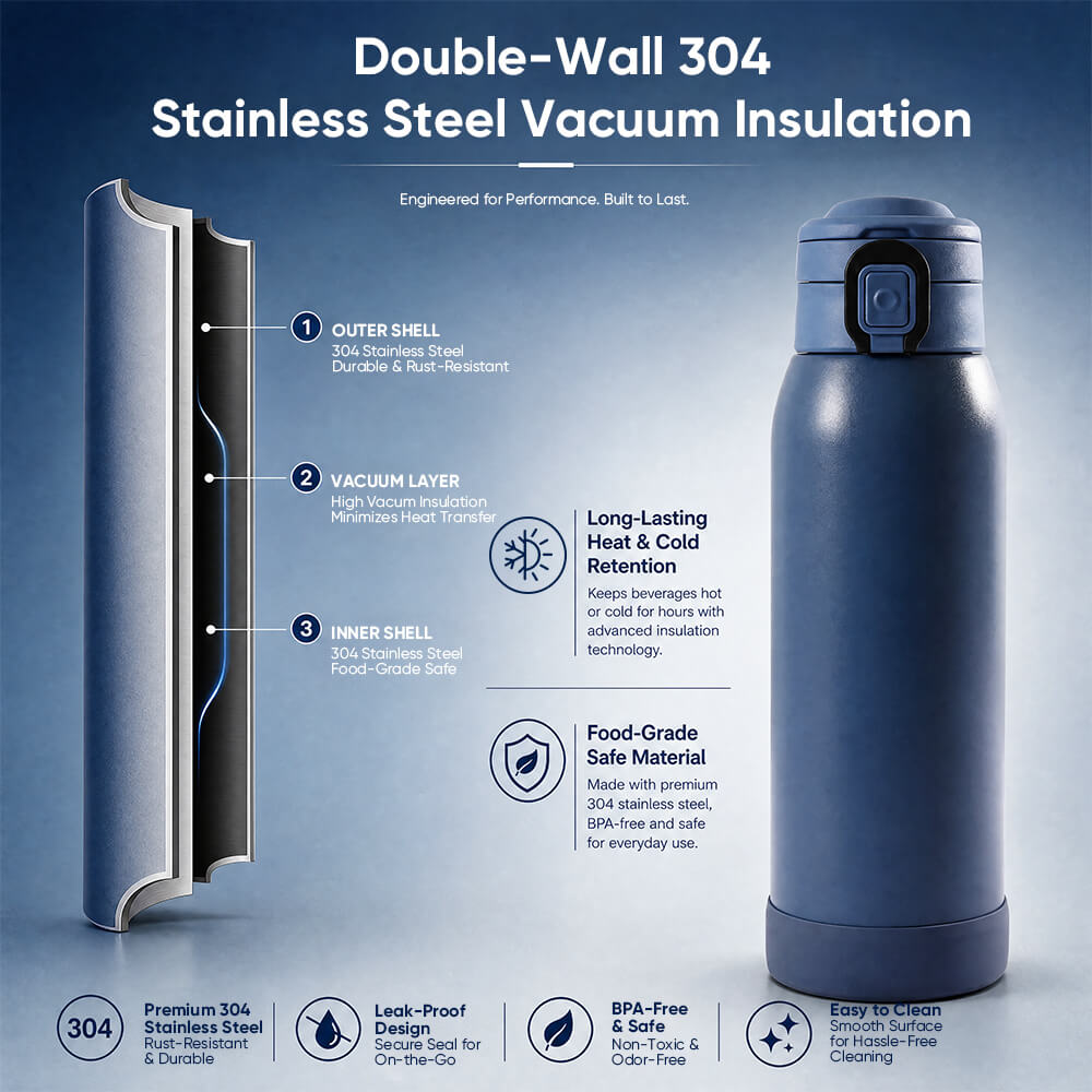 Insulated Sport Water Bottle 01801 - Image 4