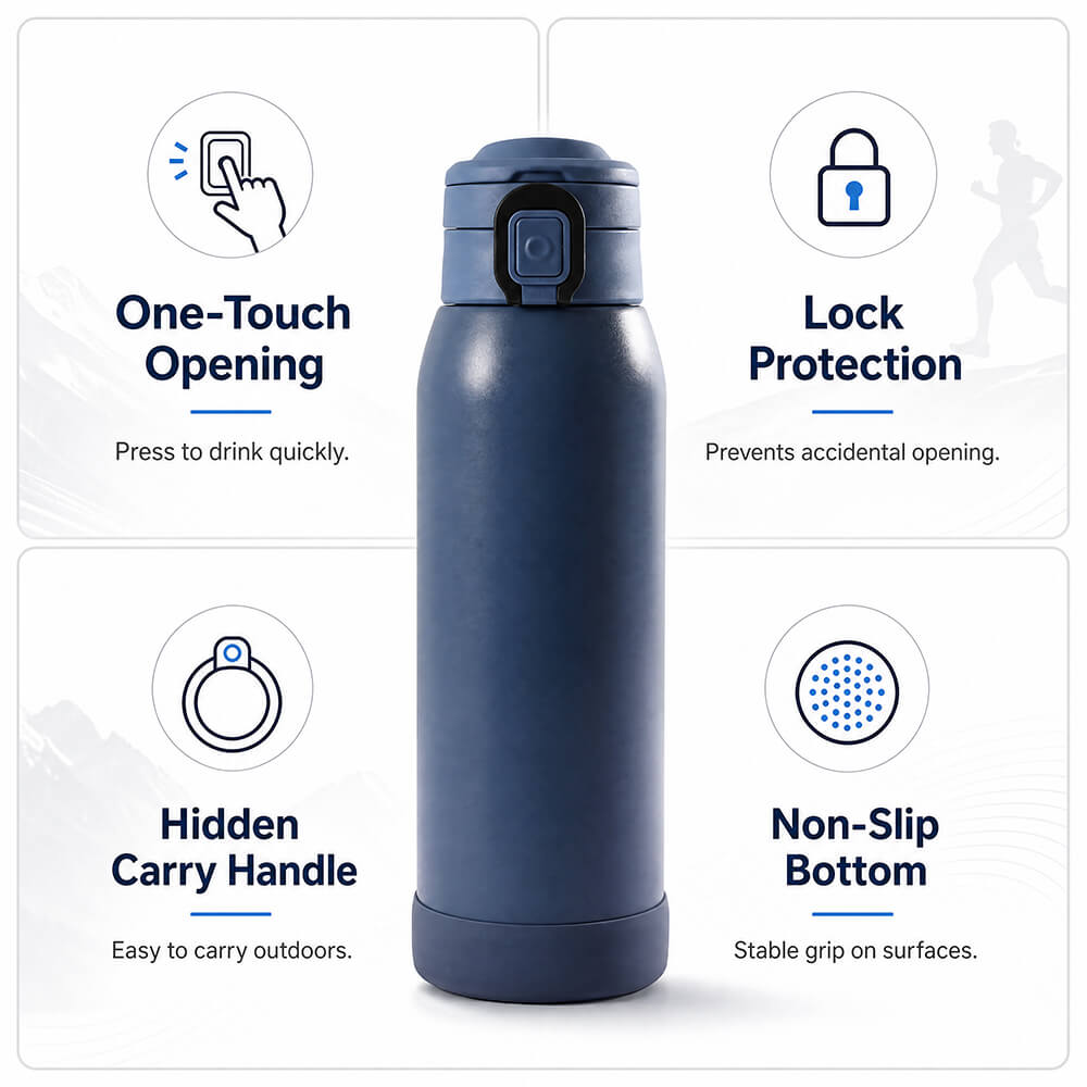 Insulated Sport Water Bottle 01801 - Image 6