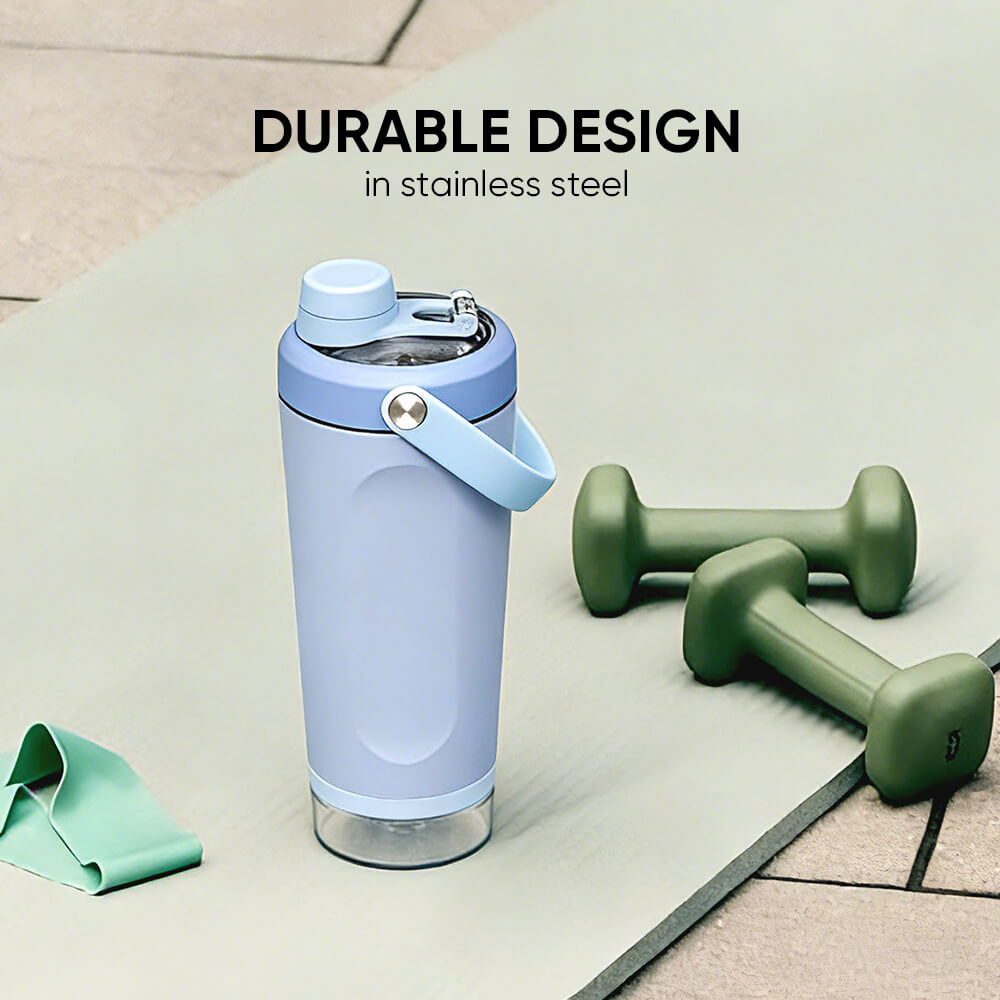 20oz 2-in-1 Fitness Shaker Bottle 01742 - Image 8