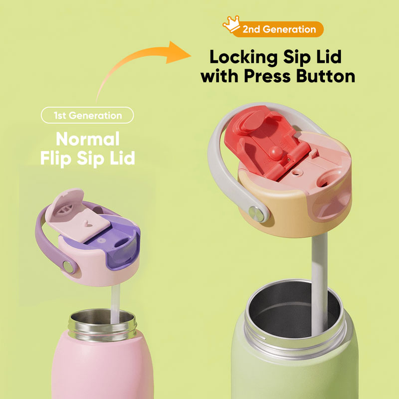Locking Sip Lid Stainless Steel Bottle 01751C1 - Image 7