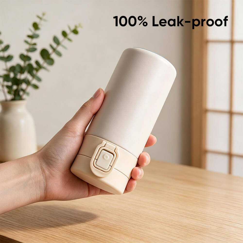 300ml One-Touch Stainless Steel Water Bottle 01727A - Image 8